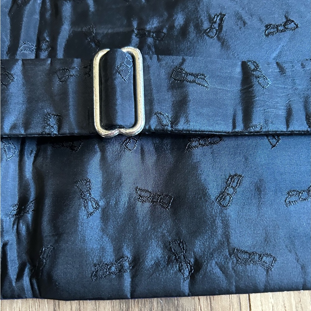 CARROT & GIBBS Silk Cummerbund Handmade USA Blue White Polk A Dots Formal Preppy - Picture 5 of 7